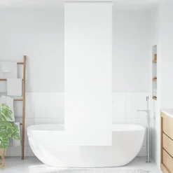 vidaXL Store enrouleur de douche avec cassette largeur du tissu 56 cm