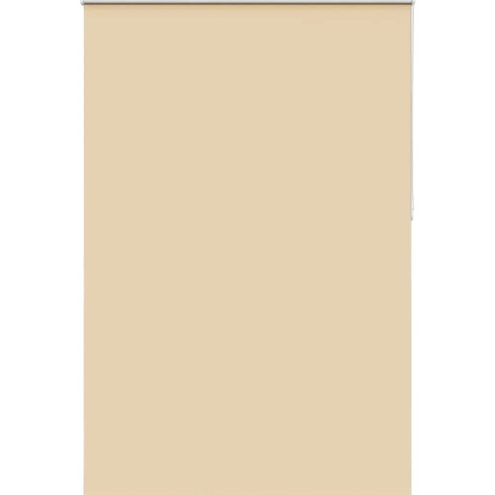 Décorations-vidaXL Store enrouleur occultant largeur du tissu 146,6 cm polyester Beige