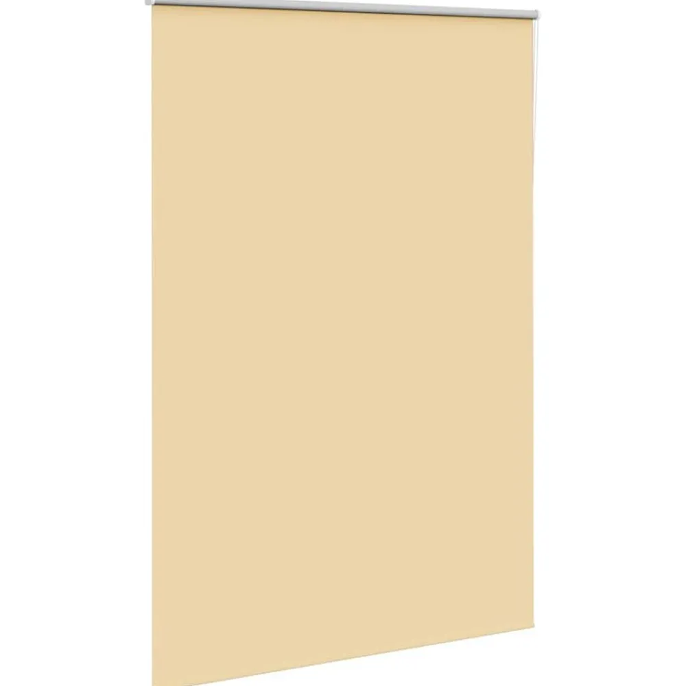 Décorations-vidaXL Store enrouleur occultant largeur du tissu 146,6 cm polyester Beige