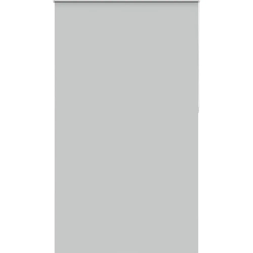 Décorations-vidaXL Store enrouleur occultant largeur du tissu 136,6 cm polyester Gris clair