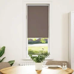 Décorations-vidaXL Store enrouleur occultant 40x130cm largeur du tissu 35,7cm Café
