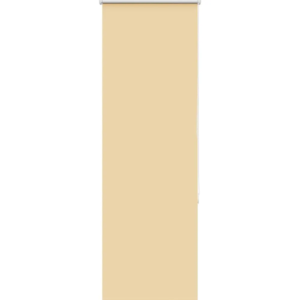 Décorations-vidaXL Store enrouleur occultant largeur du tissu 35,7 cm polyester Beige