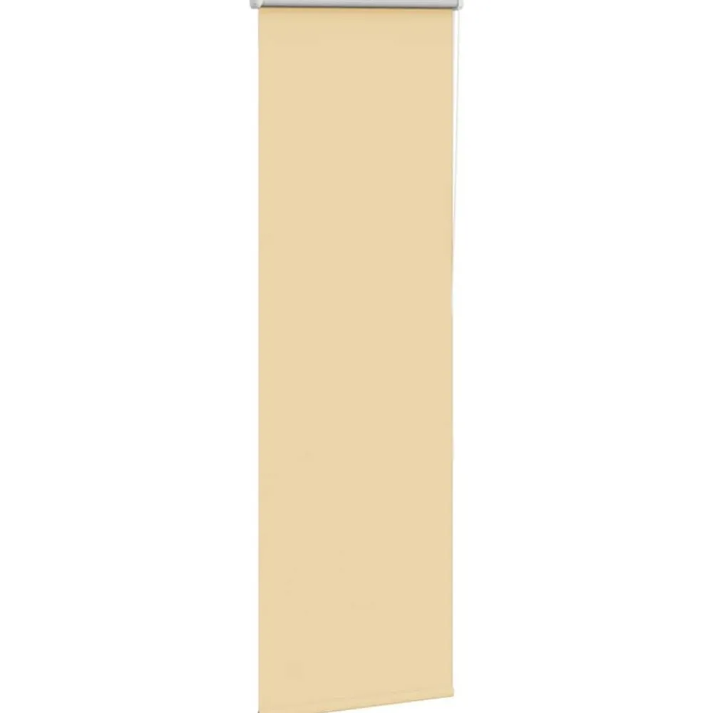 Décorations-vidaXL Store enrouleur occultant largeur du tissu 35,7 cm polyester Beige
