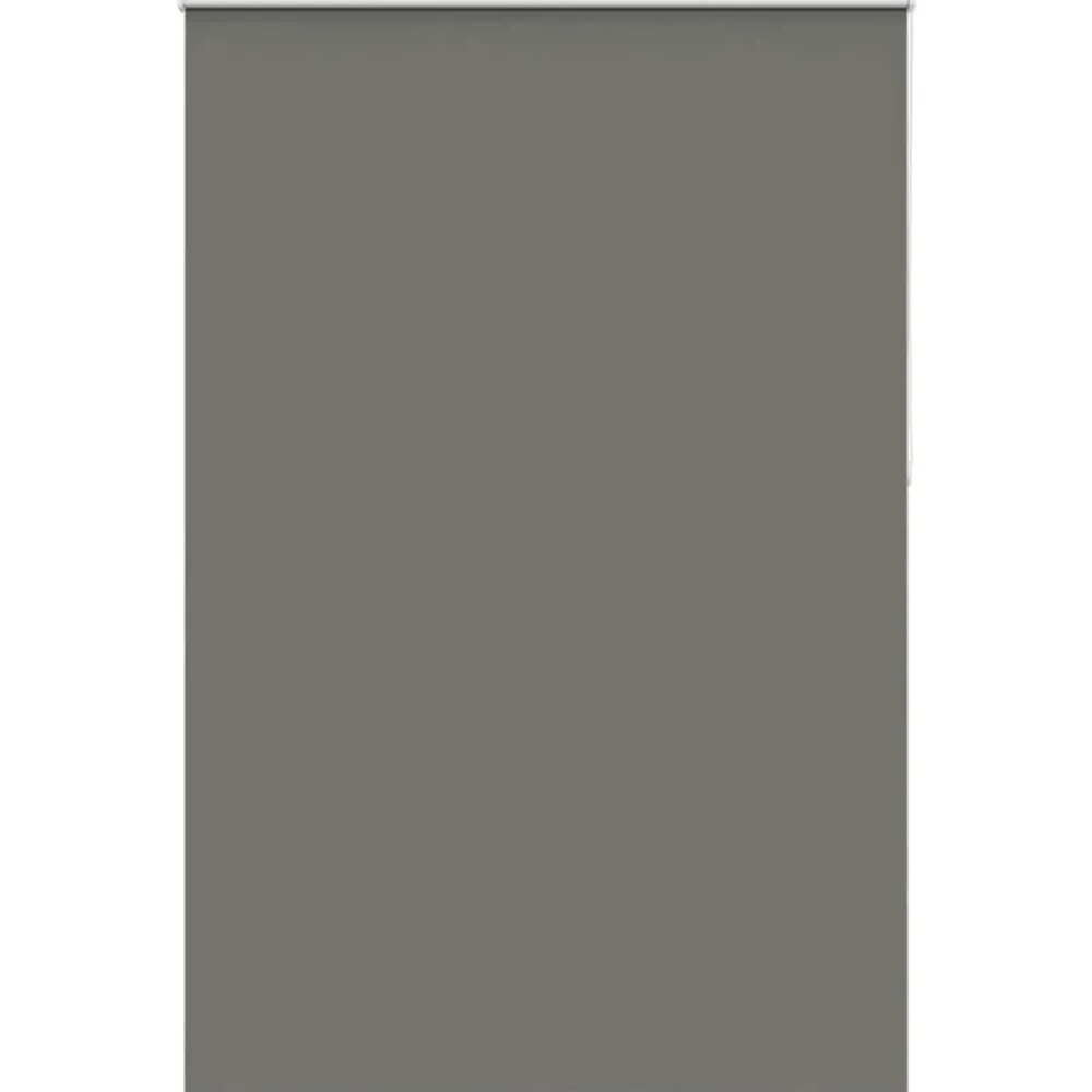 Décorations-vidaXL Store enrouleur occultant largeur du tissu 161,6 cm polyester Gris
