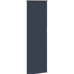 Décorations-vidaXL Store enrouleur occultant largeur du tissu 35,7 cm polyester Bleu marine / Marine