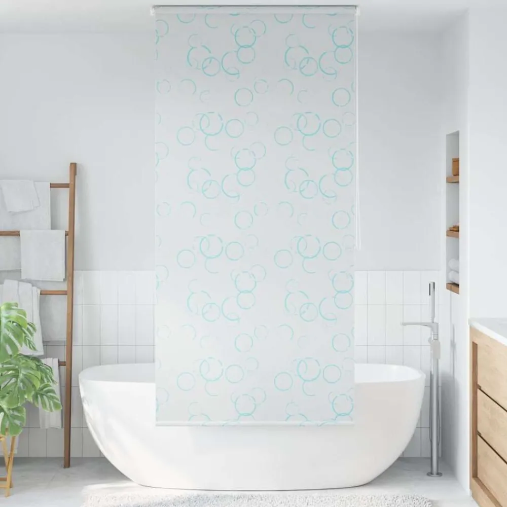 vidaXL Store roulant de douche 80x240 cm Bulle