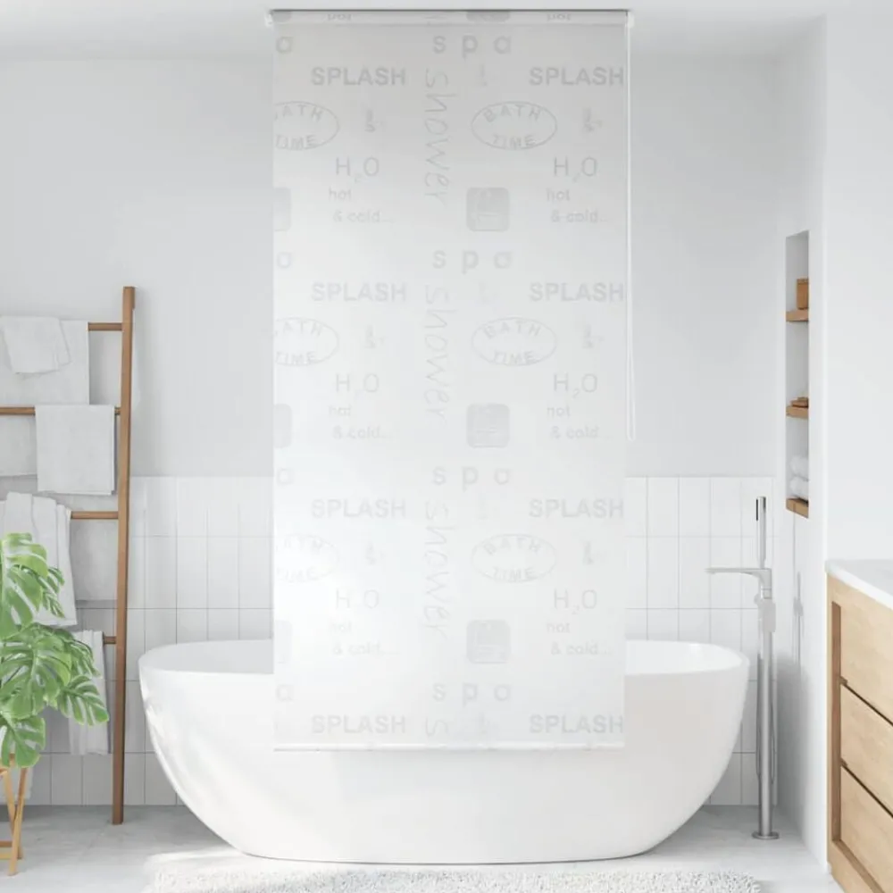 Accessoires De Salle De Bain-vidaXL Store roulant de douche 80x240 cm Éclaboussures