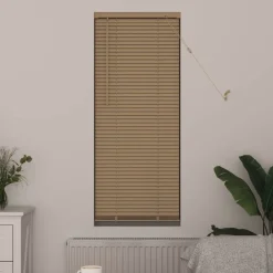 Décorations-vidaXL Store Vénitien avec motif 150 x 40 cm PVC Marron clair
