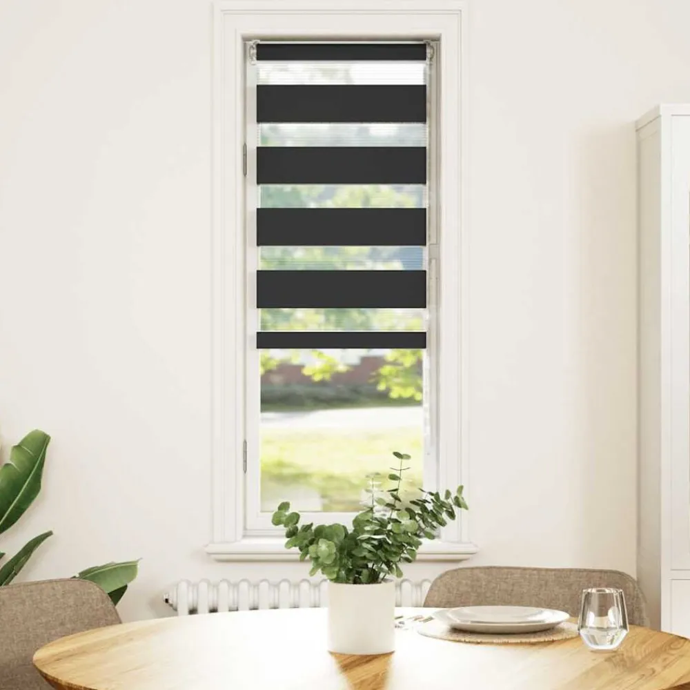 vidaXL Store zèbre 40x100 cm largeur du tissu 35,9 cm polyester