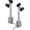 vidaXL Support à double rouleau pour remorque de bateau 2 pcs 59-84 cm