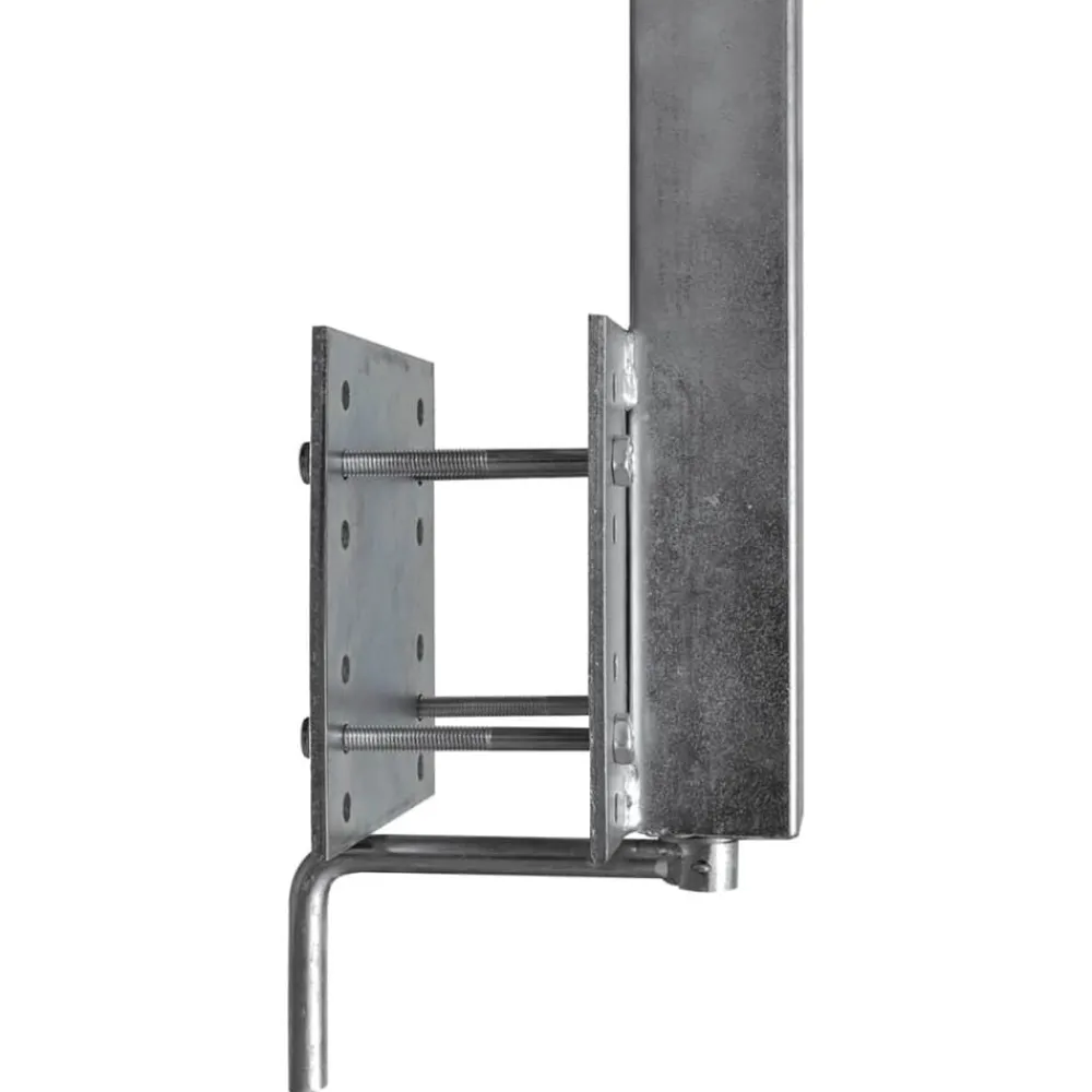vidaXL Support à double rouleau pour remorque de bateau 2 pcs 59-84 cm