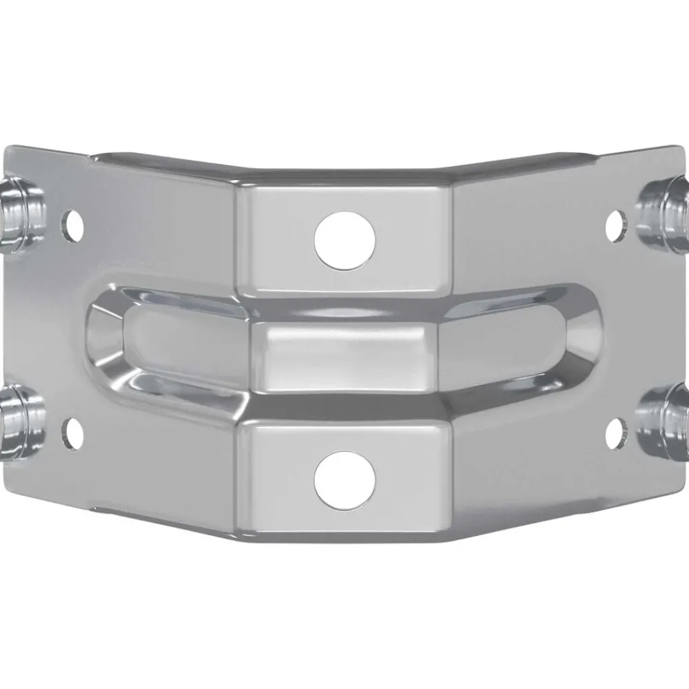 vidaXL Support 2 pcs Zincé 106 x 55 x 1,5mm Acier