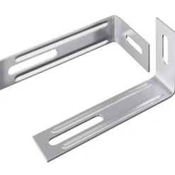 Accessoires De Quincaillerie-vidaXL Support anti-basculement 2 pcs Argenté 74,5 x 15 x 32 mm Fer