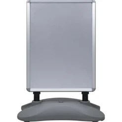 Commerce De Détail-vidaXL Support d'affiche A1 à base d'eau Alliage d'aluminium Gris