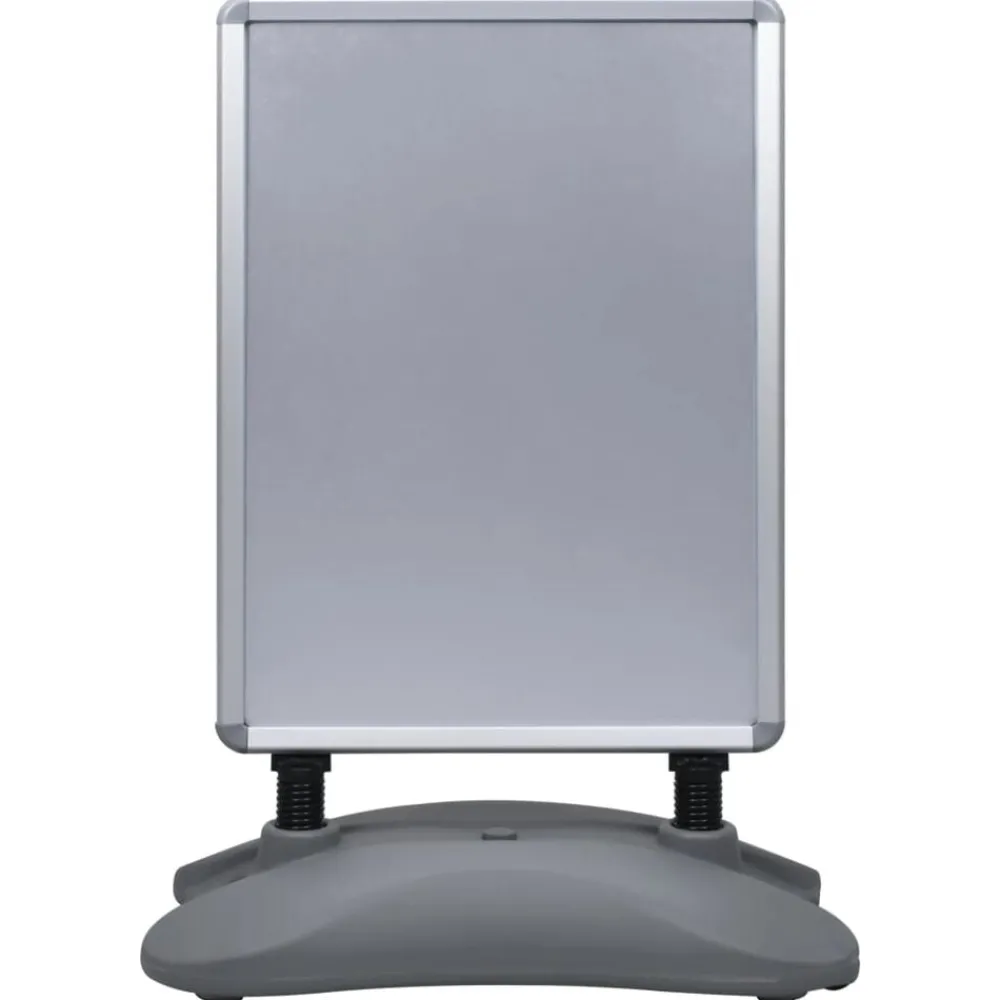 Commerce De Détail-vidaXL Support d'affiche A1 à base d'eau Alliage d'aluminium Gris