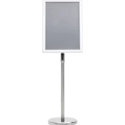 Commerce De Détail-vidaXL Support d'affiche A3 sur pied Alliage d'aluminium Argenté