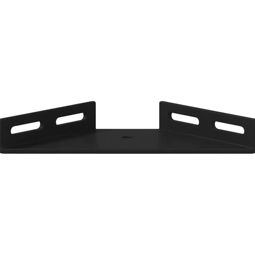 vidaXL Support d'Angle 2 pcs Noir 138,5 x 50,5 x 16 mm Fer