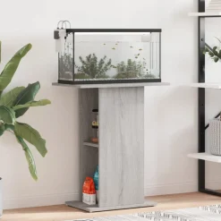 vidaXL Support d'aquarium 60,5x36x72,5cm bois d'ingénierie