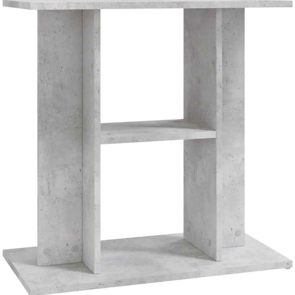 vidaXL Support d'aquarium en béton gris 60 x 30 x 60 cm Bois d'ingénierie