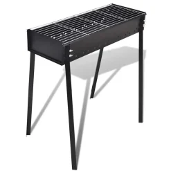 Arts De La Table & Arts Culinaires-vidaXL Support de barbecue au charbon de bois Carré 75x28 cm