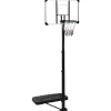 vidaXL Support de basket-ball Transparent 256-361 cm Polycarbonate