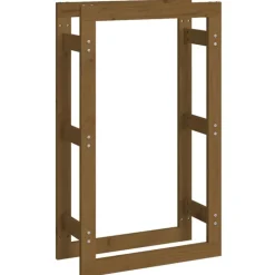 vidaXL Support de bois de chauffage 60x25x100 cm Bois pin