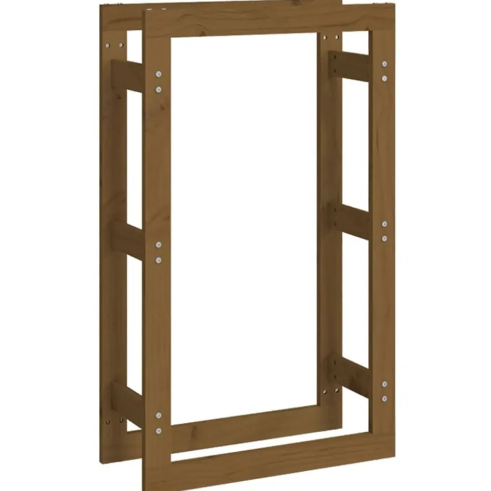 vidaXL Support de bois de chauffage 60x25x100 cm Bois pin