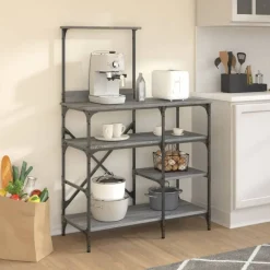 vidaXL Support de boulanger 90x40x132 cm