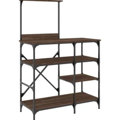 Arts De La Table & Arts Culinaires-vidaXL Support de boulanger chêne marron 90x40x132 cm Chêne marron