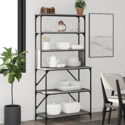 vidaXL Support de boulanger à 6 niveaux 90x40x180 cm