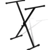 Arts & Loisirs-vidaXL Support de clavier réglable avec cadre en X