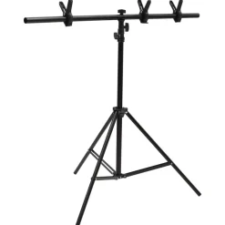 Appareils Photo-vidaXL Support de fond en forme de T Noir 91x60x(70-200) cm