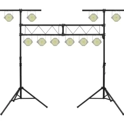 vidaXL Support de lampe 338x115x(180-300) cm Acier