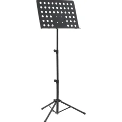 vidaXL Support de livre de musique Noir Acier