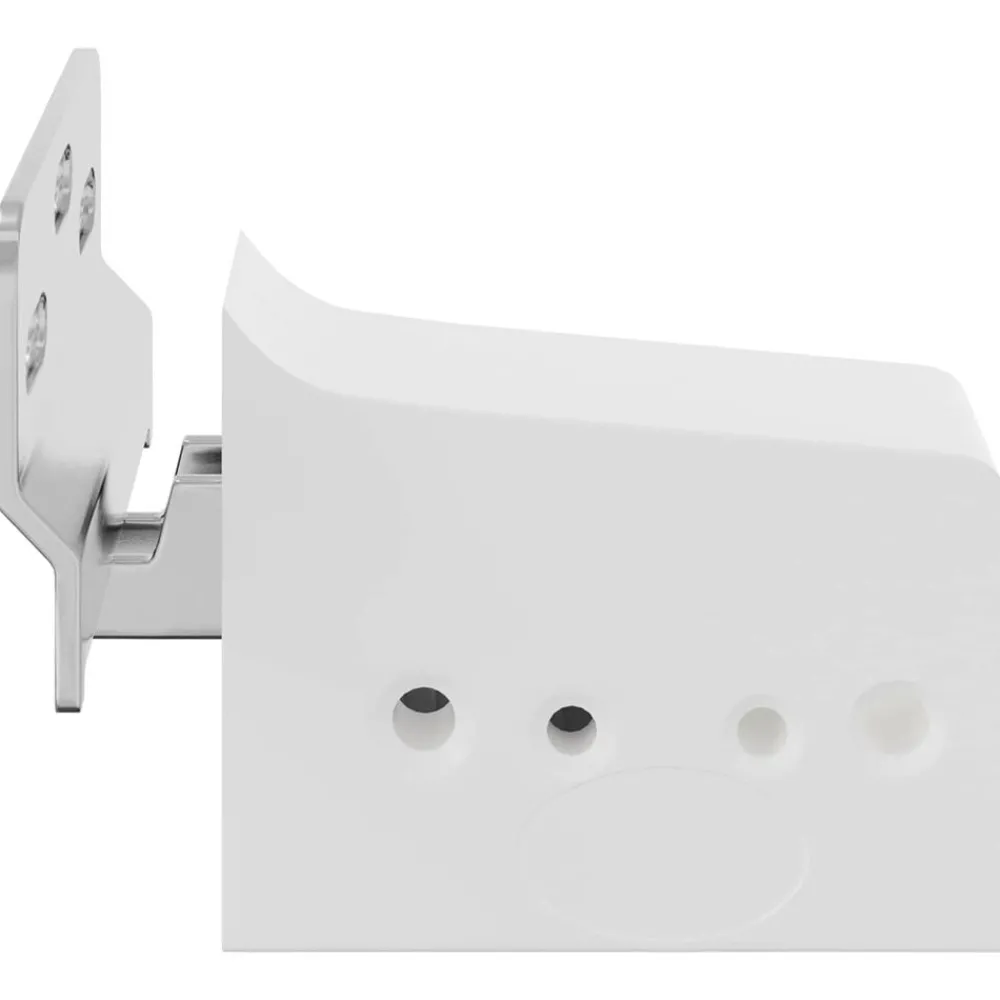 vidaXL Support de Meuble Suspendu 2 pcs Blanc 70 x 48 x 19 mm