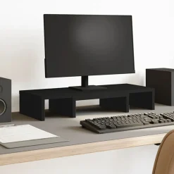 vidaXL Support de moniteur réglable bois d'ingénierie