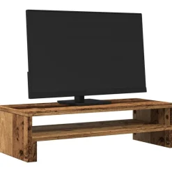 Appareils Électroniques-vidaXL Support de moniteur 54x22x15 cm bois d'ingénierie Vieux bois
