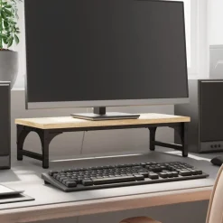 Appareils Électroniques|Allaitement & Alimentation-vidaXL Support de moniteur chêne sonoma 55x23x14 cm bois d'ingénierie Ch&ecirc;ne sonoma