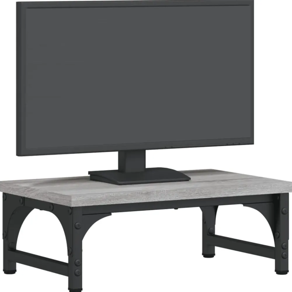 vidaXL Support de moniteur 37x23x14 cm bois d'ingénierie