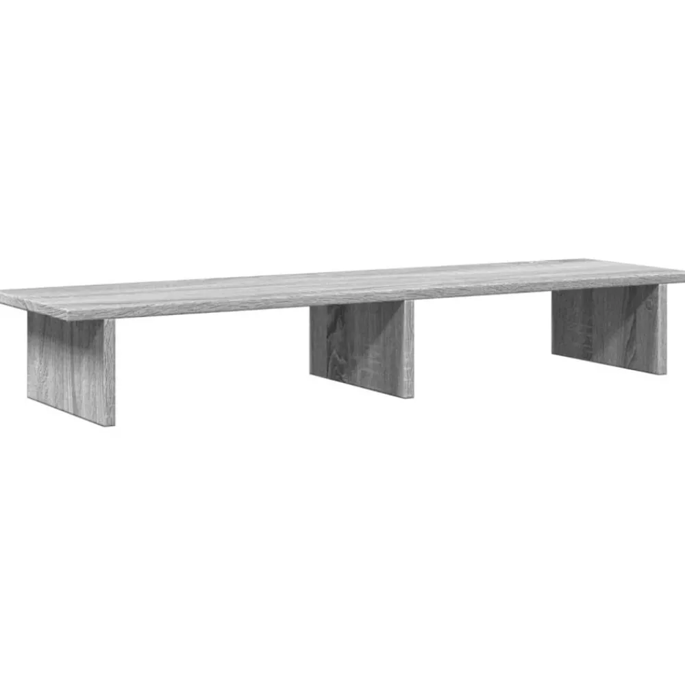 vidaXL Support de moniteur 100x27x15 cm bois d'ingénierie
