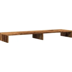 Appareils Électroniques-vidaXL Support de moniteur 100x27x10 cm bois d'ingénierie Vieux bois