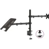 Appareils Électroniques-vidaXL Support de moniteur noir acier VESA 75/100 mm