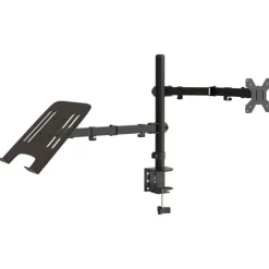 Appareils Électroniques-vidaXL Support de moniteur noir acier VESA 75/100 mm