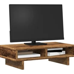 Appareils Électroniques-vidaXL Support de moniteur 50x27x15 cm bois d'ingénierie Vieux bois