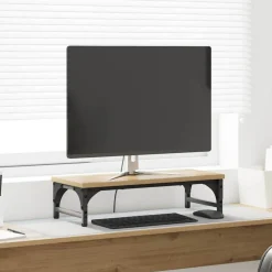 Appareils Électroniques|Allaitement & Alimentation-vidaXL Support de moniteur Chêne artisanal 55 x 23 x 14 cm ch&ecirc;ne artisanal