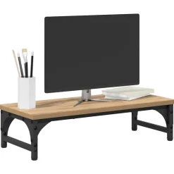 Appareils Électroniques|Allaitement & Alimentation-vidaXL Support de moniteur Chêne artisanal 55 x 23 x 14 cm ch&ecirc;ne artisanal