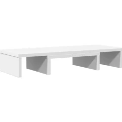 Appareils Électroniques|Allaitement & Alimentation-vidaXL Support de moniteur réglable bois d'ingénierie Blanc
