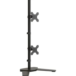 Appareils Électroniques-vidaXL Support de moniteur double noir acier VESA 75/100 mm
