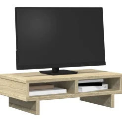 vidaXL Support de moniteur chêne sonoma 50x27x15 cm bois d'ingénierie