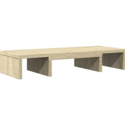 Appareils Électroniques-vidaXL Support de moniteur réglable chêne sonoma bois d'ingénierie Ch&ecirc;ne sonoma